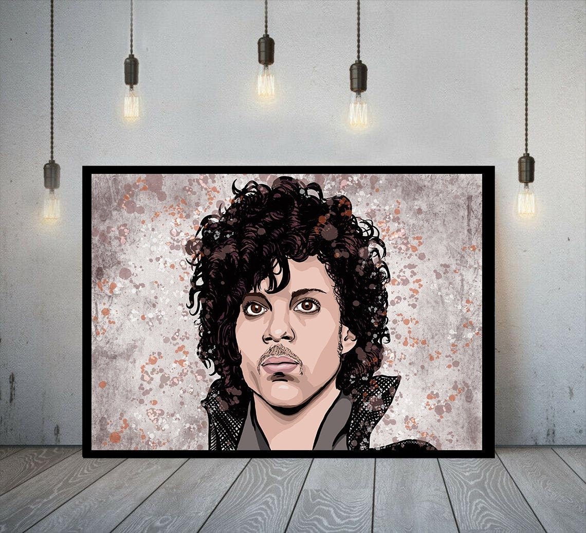 Prince art print - unframed, Digital Print, Art Print, Wall Decor