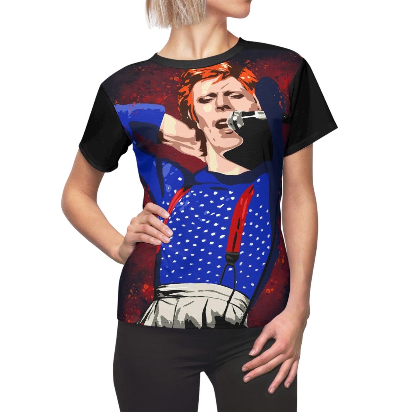 David Bowie T-shirt, Diamond Dogs tour, David Live, 1974, gift for Bowie fan, gift for music lover