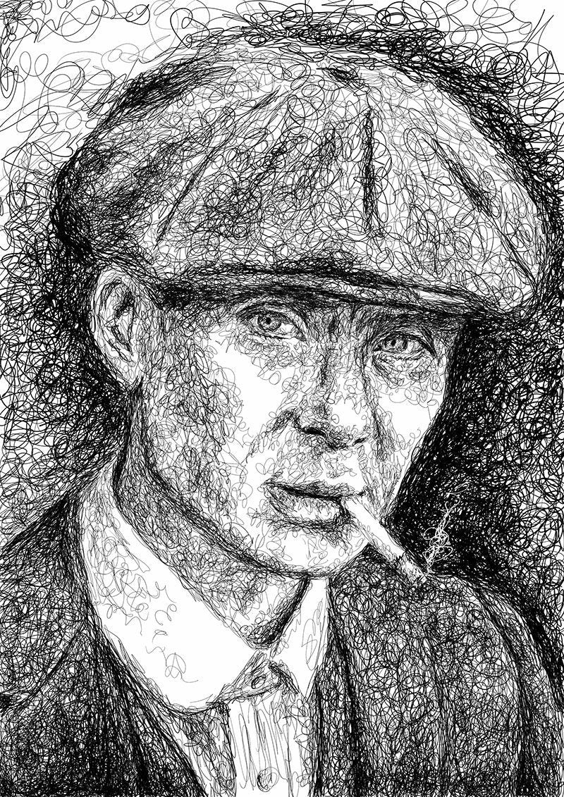 Discover 137+ thomas shelby sketch latest