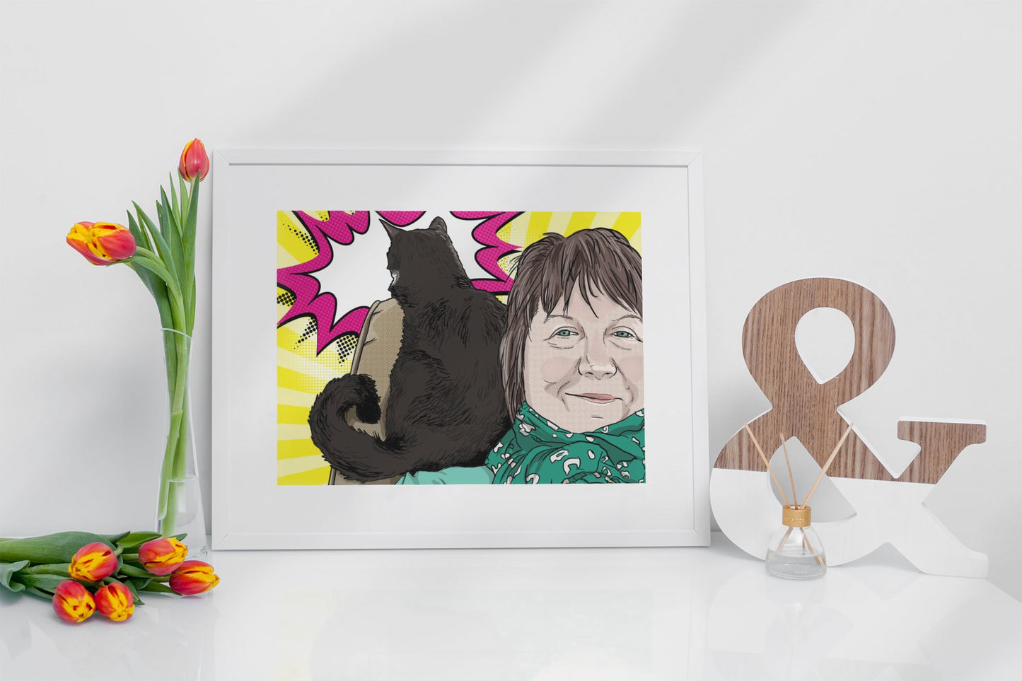 Custom pop art comic digital portrait, personalised portrait, family portrait, pet portrait, kid portrait, personalised birthday gift
