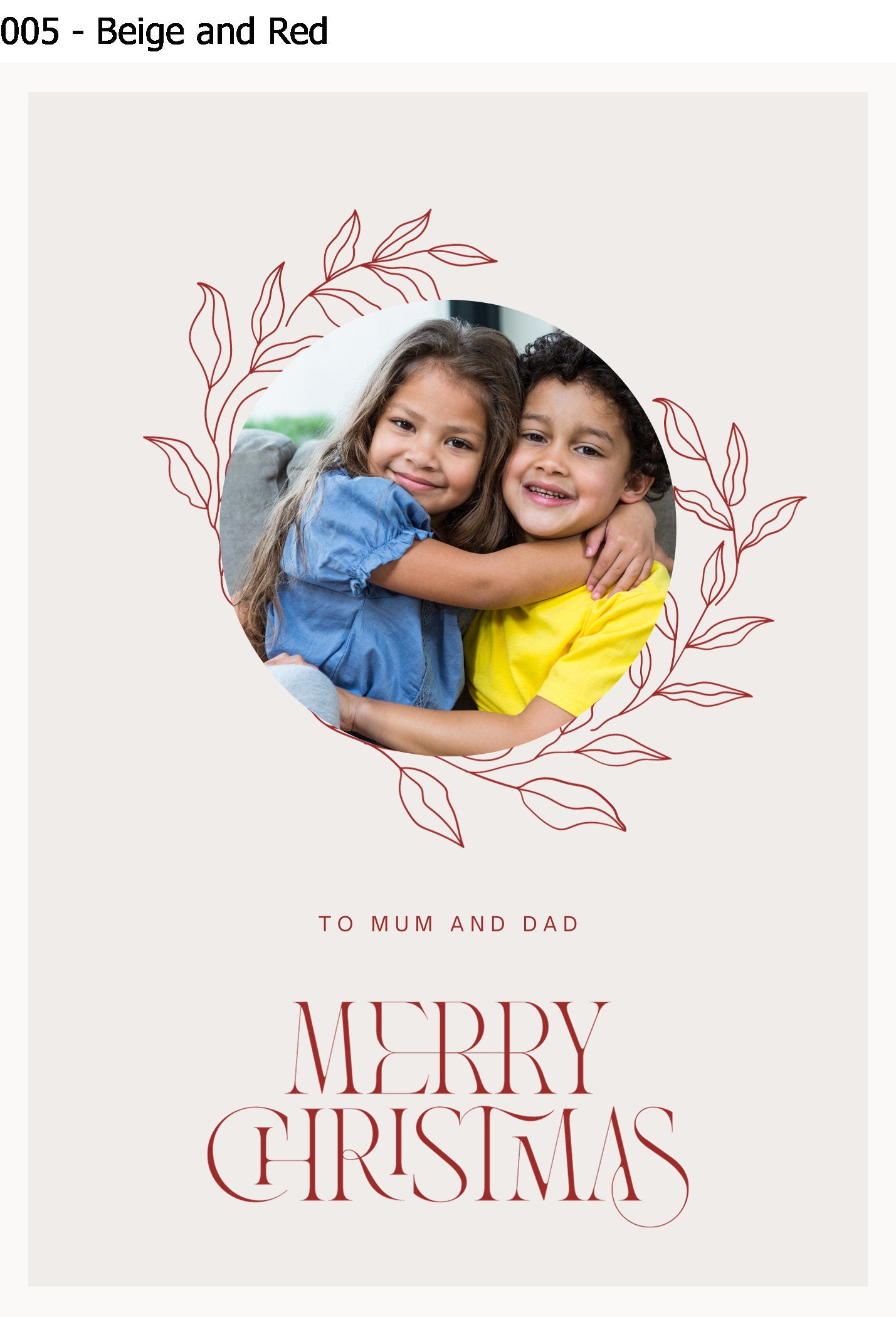 Custom photo Christmas card, personalised card, personalised gift, photo card, custom photo greeting card, personalised Christmas card
